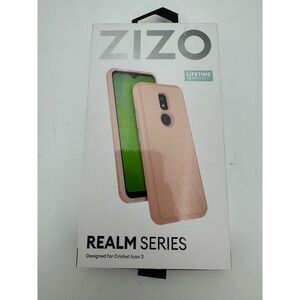 NWT ZIZO Realm Series‎ For Cricket Icon 3 Phone Case Rose Gold Original Box